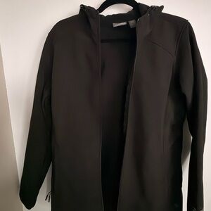 Women’s Black Hooded Jacket New Balance Soft Shell size M